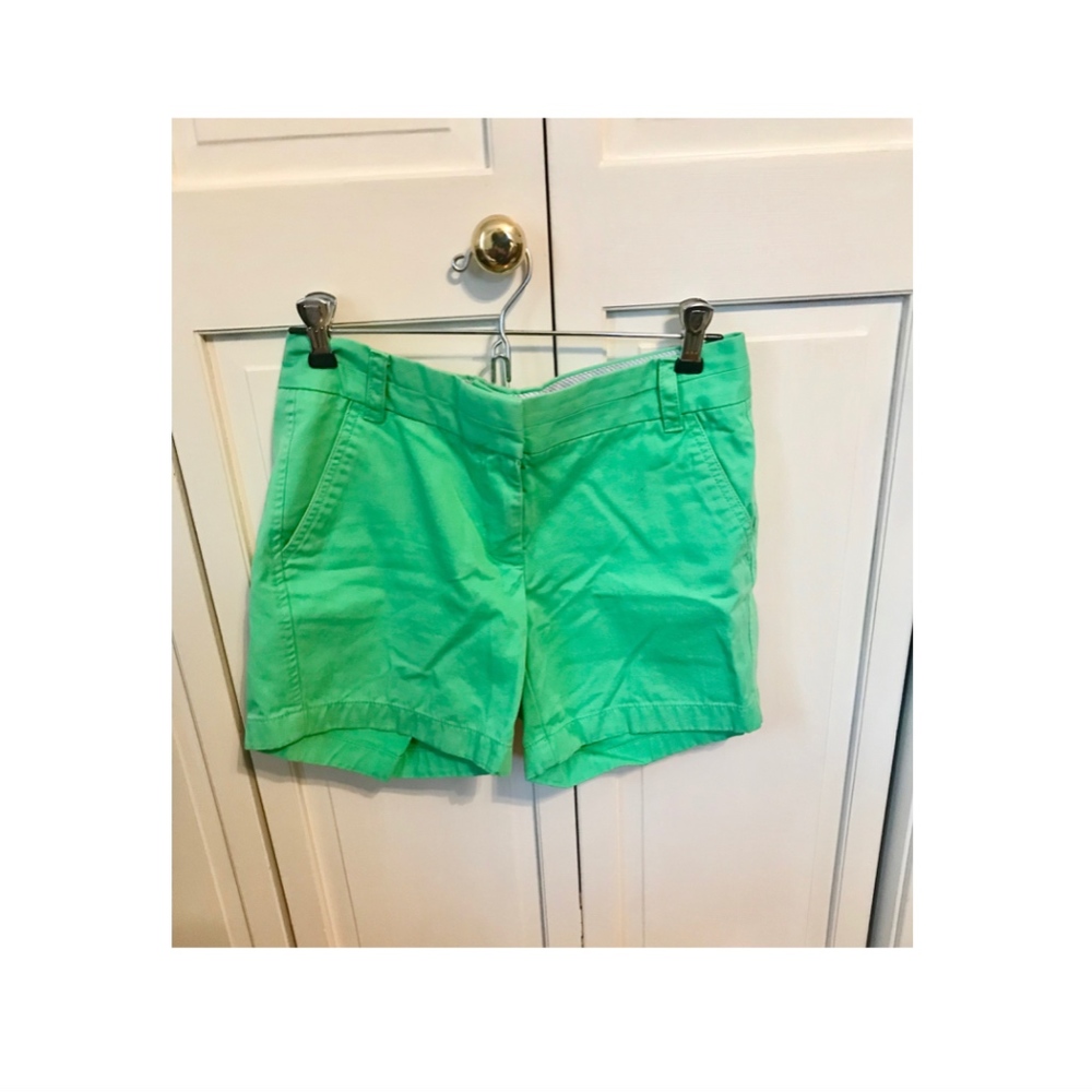 J. Crew Kelly Green 5" Chino Shorts